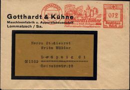 LOMMATZSCH/ Gotthard & Kühne/ Heiz- U.Kochanlagen/ Futterdämpfer-Dämpfkolonnen 1935 (29.11.) Dekorativer AFS = Herde, He - Non Classés