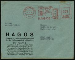 STUTTGART 3/ HAGOS 1946 (4.1.) Seltener, Aptierter AFS = NS-Adler Entfernt = Kachel- U. Guß-Ofen, Kochmaschine (Bf. Kl.  - Sin Clasificación