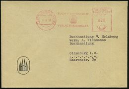 (1) BERLIN-NIKOLASSEE/ BUCH-U.MUSIKALIEN-/ VERLAG MERSEBURGER 1958 (11.6.) AFS (Logo: Kirche) Motivgl. Firmen-Bf. (Dü.E- - Musique