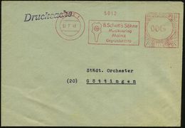 MAINZ 1/ B.Schott's Söhne/ Musikverlag/ ...Gegründet 1770 1948 (2.7.) Seltener AFS Typ FZ "Gr. Posthorn" (Logo) Rs. Abs. - Musique