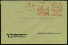 HEIDELBERG/ 1/ ALT-/ HEIDELBERG/ DU FEINE/ STADT/ HEIDELBERG 1932 (7.10.) AFS = Anfang Eines Liedtextes = Heidelberger S - Musique
