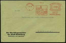 HEIDELBERG/ 1/ ALT-/ HEIDELBERG/ DU FEINE/ STADT/ HEIDELBERG 1932 (7.10.) AFS = Anfang Eines Liedtextes = Heidelberger S - Music