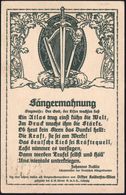 HANNOVER/ ***/ Neuntes Deutsches Sängerbundesfest 1924 (Aug.) SSt Auf PP 5 Pf. Adler, Grün: NEUNTES DEUTSCHES SÄNGERBUND - Music
