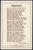 HANNOVER/ ***/ Neuntes Deutsches Sängerbundesfest 1924 (26.8.) SSt Auf PP 5 Pf. Adler, Grün: "Vaterland",  Singweise: De - Música