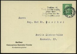 BERLIN-CHARLOTTENBURG 2/ U/ Dt./ Bach-Händel-Schütz/ Feier../ Reichsmusikkammer 1935 (18.5.) MWSt Auf PP 5 Pf. Hindenbg. - Musique