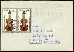 D.D.R. 1979 (31.8.) 20 Pf. "Musikinstrumenten-Museum Leipzig", Reine MeF: Paar = Lira Da Gamba , Klar Gest. (GRIMMA 1 =  - Muziek