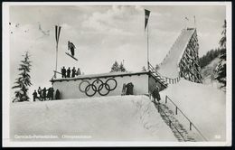 GARMISCH-PARTENKIRCHEN 2/ */ Olympische Winterspiele/ 6.-16.2. 1936 (17.2.) MWSt (Skispringer) Auf .EF 6 + 4 Pf. Winter- - Summer 1936: Berlin