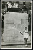 BERLIN OLYMPIA-STADION/ XI.Olympiade 1936 (16.8.) SSt Ohne UB (Olympia-Glocke) Auf EF 6 + 4 Pf. Olympiade (Mi.611 EF) +  - Ete 1936: Berlin