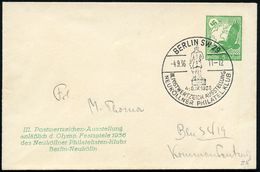 BERLIN SW 29/ JAHN/ III.POSTWERTZ.AUSSTELLUNG 1936 (Sept.) SSt = Jahn-Denkmal (Turnpionier!) Klar Auf Passender PU 5 Pf. - Estate 1936: Berlino