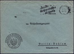 DRESDEN A1/ A/ Reichsgartenschau/ Einzigartig 1936 (8.7.) MWSt = Olympia-Rahmenveranstaltung!, Dienst-Bf.: FdAR/Der Präs - Summer 1936: Berlin