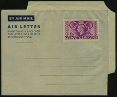 GROSSBRITANNIEN 1948 6 P. Olympia-Aerogramm 6 P. (gefaltet) Ungebr. (Mi.LF 5) - - Ete 1948: Londres