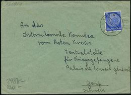 KALISCH/ B 1941 (17.9.) Aptierter 2K-Steg (rechts Text Entfernt) Auf EF 25 Pf. Hindenbg. (Mi.522 EF) Rs. OKW-Zensurstrei - Rode Kruis