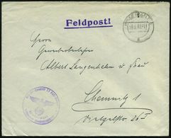 Halle/ Saale 1942 (Mai) 2 Verschiedene, Viol. HdN: Reserve-Lazarett II../ Teillazarett Mackensenschule U. Reserve-Lazare - Medicina