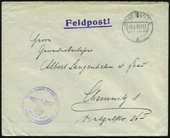 Halle/ Saale 1942 (Mai) 2 Verschiedene, Viol. HdN: Reserve-Lazarett II../ Teillazarett Mackensenschule U. Reserve-Lazare - Medizin