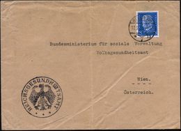 BERLIN NW/ *7ii 1932 (17.2.) 1K-Brücke + Schw. Dienst-HdN: REICHSGESUNDSHEITSAMT (Weimarer Adler) Ausl.-Bf. An Bundesmin - Medicina