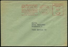 1 BERLIN 33/ Allg.Blindenverein/ Berlin E.V. Gegr.1874/ Älteste Blindenselbsthilfe/ Haus Der.. Blinden/  Blindenhilfsmit - Malattie