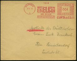 BERLIN-BRITZ/ 1/ ENELBIN/ DAS BILLIGE/ ANTIPHLOGISTICUM/ CURTA & CO GMBH 1938 (20.6.) AFS Klar Auf Orts-Bf. (Dü.E-2CEh)  - Farmacia
