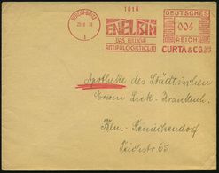 BERLIN-BRITZ/ 1/ ENELBIN/ DAS BILLIGE/ ANTIPHLOGISTICUM/ CURTA & CO GMBH 1938 (20.6.) AFS Klar Auf Orts-Bf. (Dü.E-2CEh)  - Pharmazie