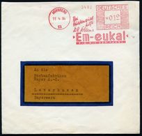 NÜRNBERG/ 13/ Bei/ Hustenqual/ Hilft/ Dr.C.Soldan's/ Em-eukal.. 1934 (11.4.) AFS + Abs.Vordr.: Dr. C S = Altes Logo, Inl - Apotheek