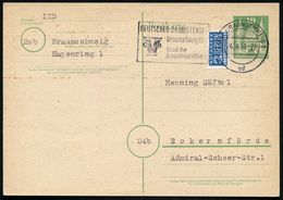 (20b) BRAUNSCHWEIG 1/ Ad/ DEUTSCHER DROGISTENTAG/ ..Stadt Der/ Drogistenakademie 1951 (24.8.) MWSt (Drogisten-Logo) Klar - Apotheek