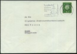 (22a) ESSEN 1/ Xn/ Hygieda/ ..ausstellung/ Hygiene Des Alltags 1960 (17.5.) MWSt (= Kind Unter Dusche) Bedarfs-Bf. (Bo.1 - Pharmacie