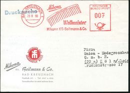 BAD KREUZNACH 1/ Mikona/ Wellmeister../ Beilmann & Co 1960 (25.8.) AFS = Kamm Klar Gest. Messe-Reklame-Kt.: FIM-Messe-Lo - Pharmacie