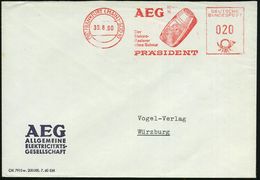 (16) FRANKFURT (MAIN)-SÜD 10/ AEG/ Der/ Elektro-/ Rasierer/ Ohne Schnur/ PRÄSIDENT 1960 (30.8.) AFS = Batterie-Rasierapp - Farmacia