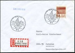 54 KOBLENZ/ 7.BUNDESTAGUNG DES REICHSBUNDES 1970 (4.10.) SSt (Flammenschale = Logo Des Reichsbundes Für Kriegsopfer Etc. - Médecine