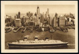 FRANKREICH 1939 1,25 F. Sonder-P. "Coupe Internat. Du Philatéliste New York" = Dampfer "Normandie" , Ungebr. (Mi.P 76) - - Maritiem