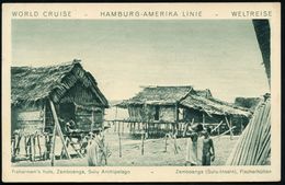 HAMBURG/ 1/ HAMBURG-AMERIKA/ LINIE 1928 (27.3.) AFS Auf Telegramm-Ak: Hapag-Weltreise 1928 Dampfer "Resolute" Etappe 24. - Marittimi