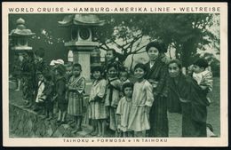 HAMBURG/ 1/ HAMBURG-AMERIKA-LINIE/ NORDLANDFAHRTEN 1929 (3.4.) AFS Auf Telegramm-Ak: Hapag-Weltreise 1929, Etappe Keelun - Marittimi