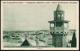 HAMBURG/ 1/ HAMBURG-AMERIKA LINIE/ MITTELMEER-U.ORIENTFAHRTEN 1934 (2.5.) AFS Auf Telegramm-Ak.: Hapag-Fahrt Westl. Mitt - Marittimi