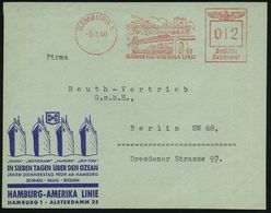 HAMBURG 1/ Das Hapag-Reisebüro/ Jhr Reisemarschall/ HAMBURG-AMERIKA LINIE 1940 (8.3.) Dekorat. AFS = Fahrgastschiff Unte - Maritiem