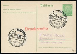 MAGDEBURG/ ERÖFFNUNG DES MITTELLANDKANALS 1938 (30.10.) SSt = Kanal Mit Schiffshebewerk!, Klar Gest. Inl.Kt (Bo.26) - - Maritiem