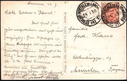 ITALIEN 1930 (25.7.) 1K-Segm.: SERVICIO POSTALE SUL LAGO DI GARDA/(1) = Schiffspost Garda-See 2x Klar Auf Ausl.-s/w.-Fot - Schiffahrt