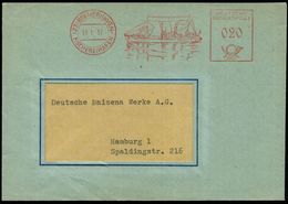 (23) BREMERHAVEN/  F I S C H E R E I H A F E N 1957 (11.1.) Anonymer AFS = Fischkutter (ohne Abs.) Dekorat. Fern-Bf. (Dü - Schiffahrt