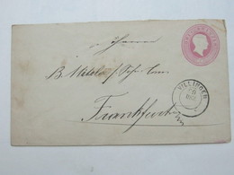 1871 , VILLINGEN  , Klarer Stempel Auf Ganzsache - Brieven En Documenten