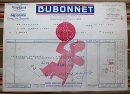 75 PARIS 4e  DUBONNET - Invoices