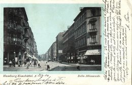 HAMBURG-EIMSBÜTTEL, Belle-Alliancestrasse (1904) AK - Eimsbuettel