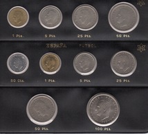 1975 Juan Carlos Y 1980 10 Monedas De La Foto SC - Verzamelingen