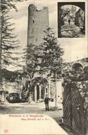 WEINHEIM A.d. Bergstrasse, Burg Windeck, Hof Und Tor (1899) AK - Weinheim