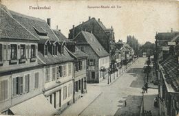 FRANKENTHAL, Speyerer-Strasse Mit Tor (1910s) AK - Frankenthal