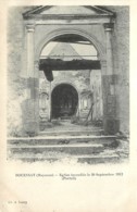 53 - BOUESSAY - Eglise Incendiée Le 30 Septembre 1912 (Portail) - Altri Comuni