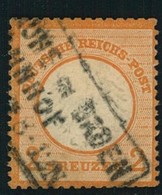1872, Michelnummer 15 Gestempelt 2 Kreuzer Kleiner Brustschild - Used Stamps