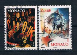 Monaco 2002 Zirkus Mi.Nr. 2600/01 Gestempelt - Usati