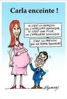 Illustrateurs - Illustrateur Boursier - Politique - Caricature - Nicolas Sarkozy - Carla Bruni - DSK - Autographe -Signé - Other & Unclassified