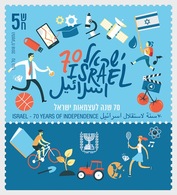 Israel - Postfris / MNH - 70 Jaar Onafhankelijkheid 2018 - Unused Stamps (with Tabs)