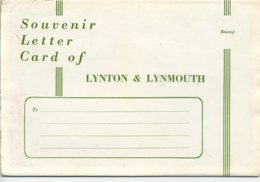 AR QUINTON - SALMON LETTER-CARD - 6 VIEWS OF LYNTON & LYNMOUTH - Quinton, AR