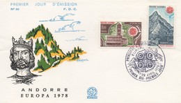 EU154  FDC 1978 EUROPA Andorre   TTB - 1978