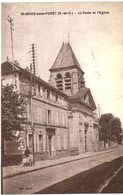 SAINT BRICE SOUS FORET ... LA POSTE ET L EGLISE - Saint-Brice-sous-Forêt